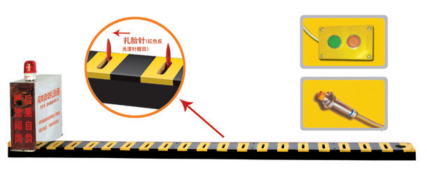 鲁甸县 V3嵌入式闯岗自动扎胎器/阻车器